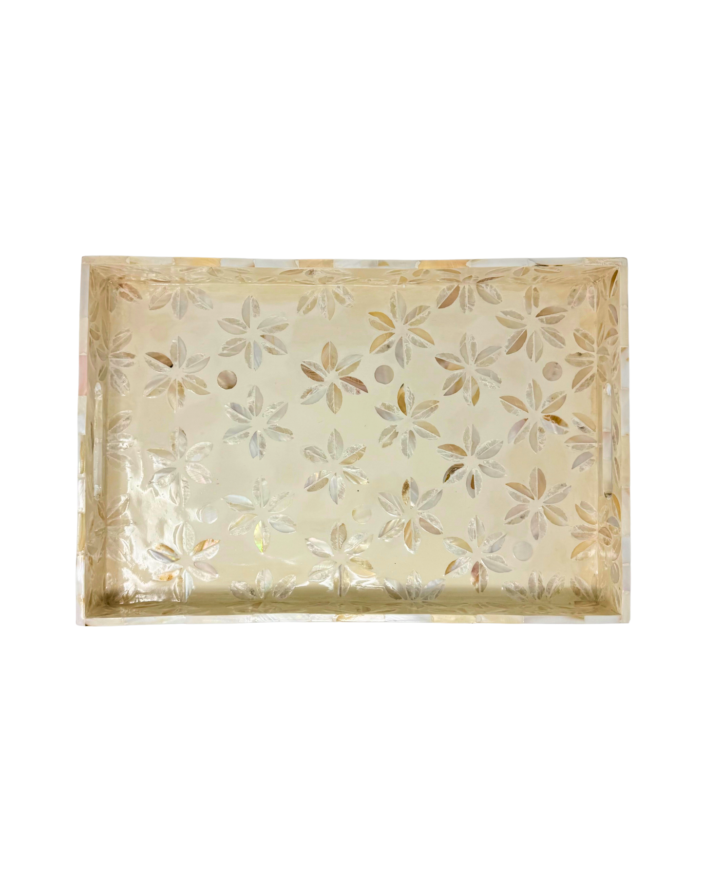 Khanh Mother of Pearl Tray 18"