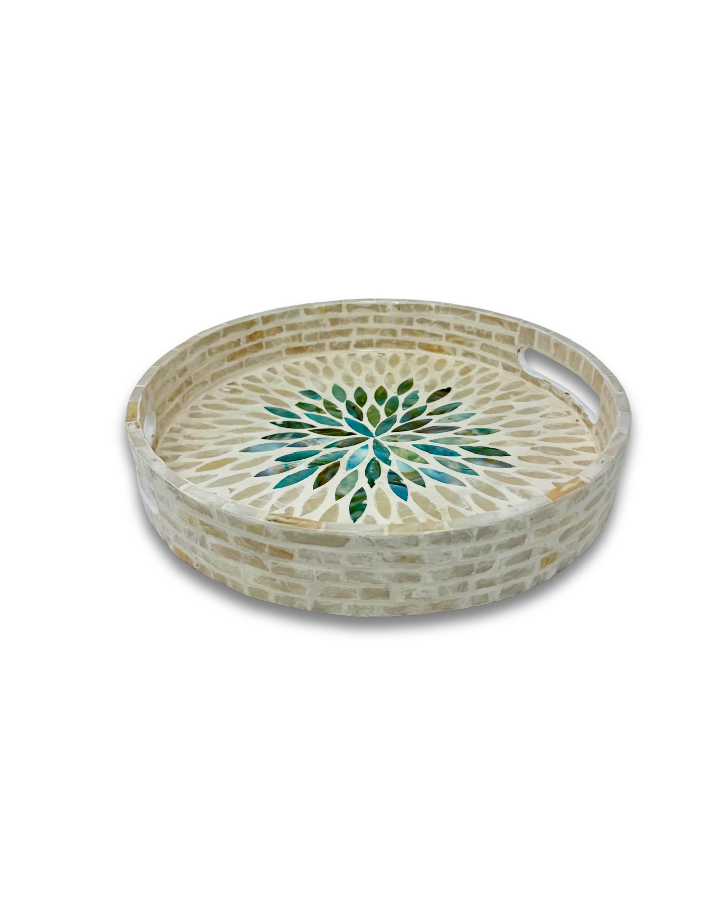 Tam Mother of Pearl Tray 12"