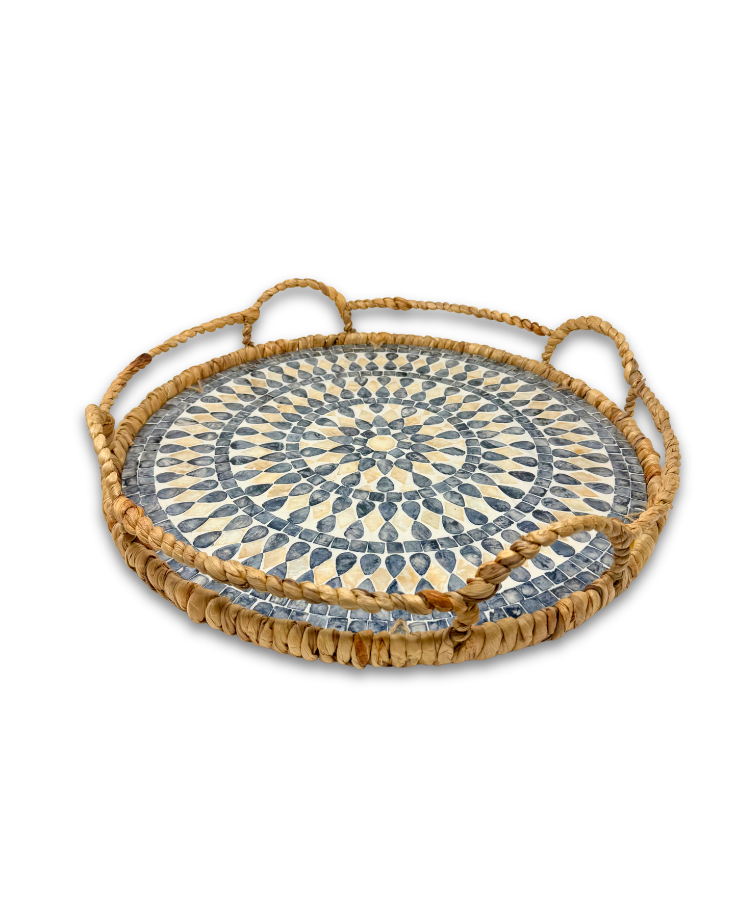 Lan Mother of Pearl Tray 18"