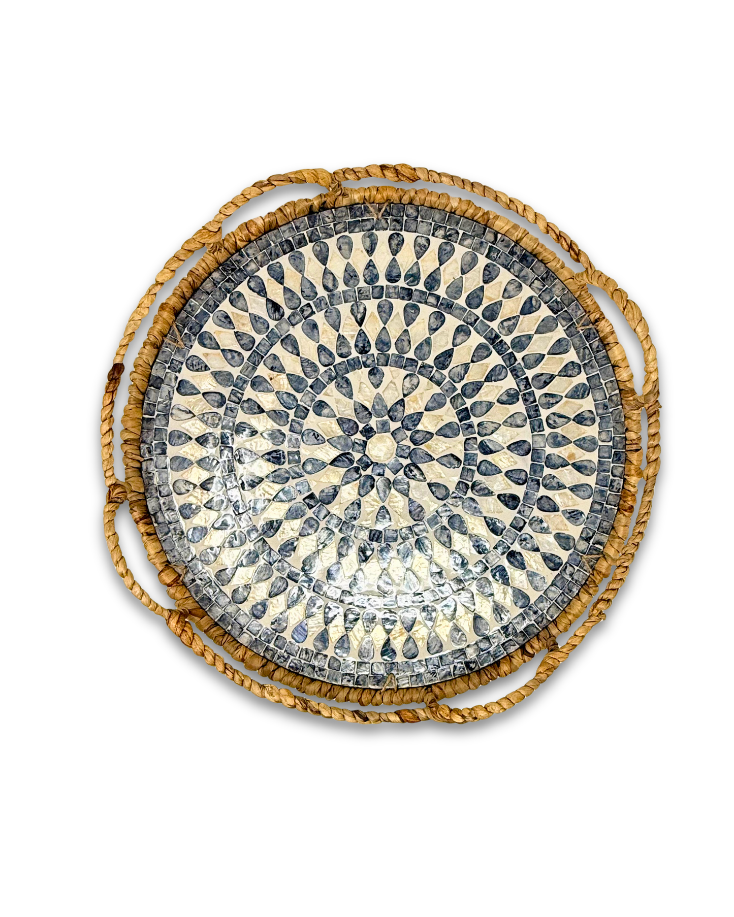 Lan Mother of Pearl Tray 18"