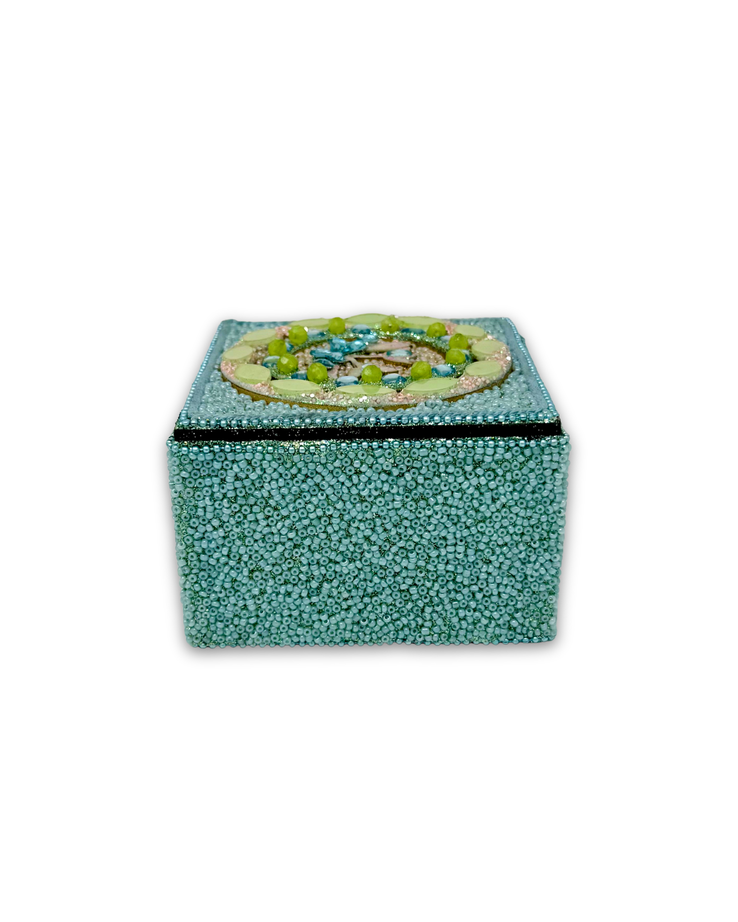 Avi  Beaded Jewelry Box