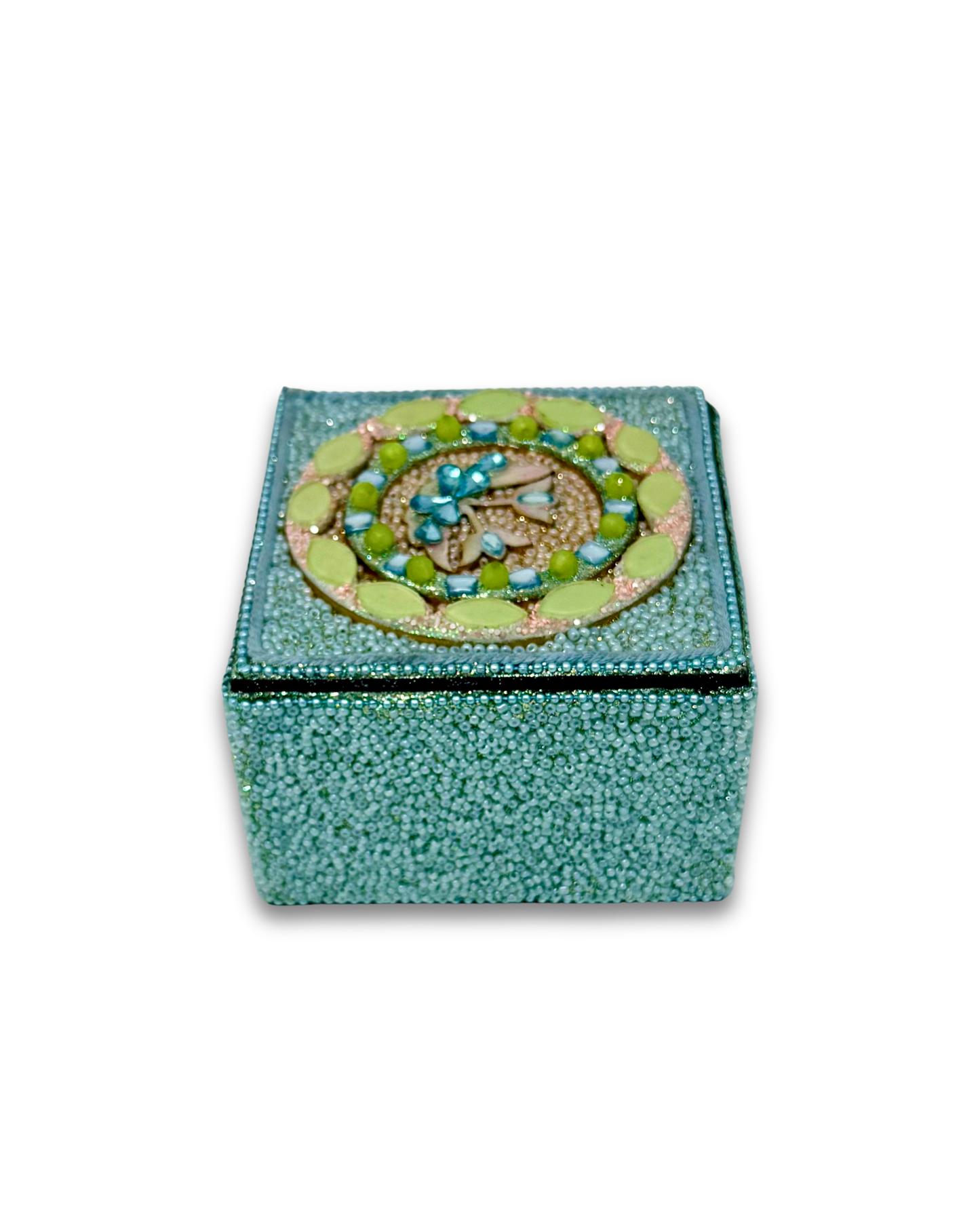 Avi  Beaded Jewelry Box
