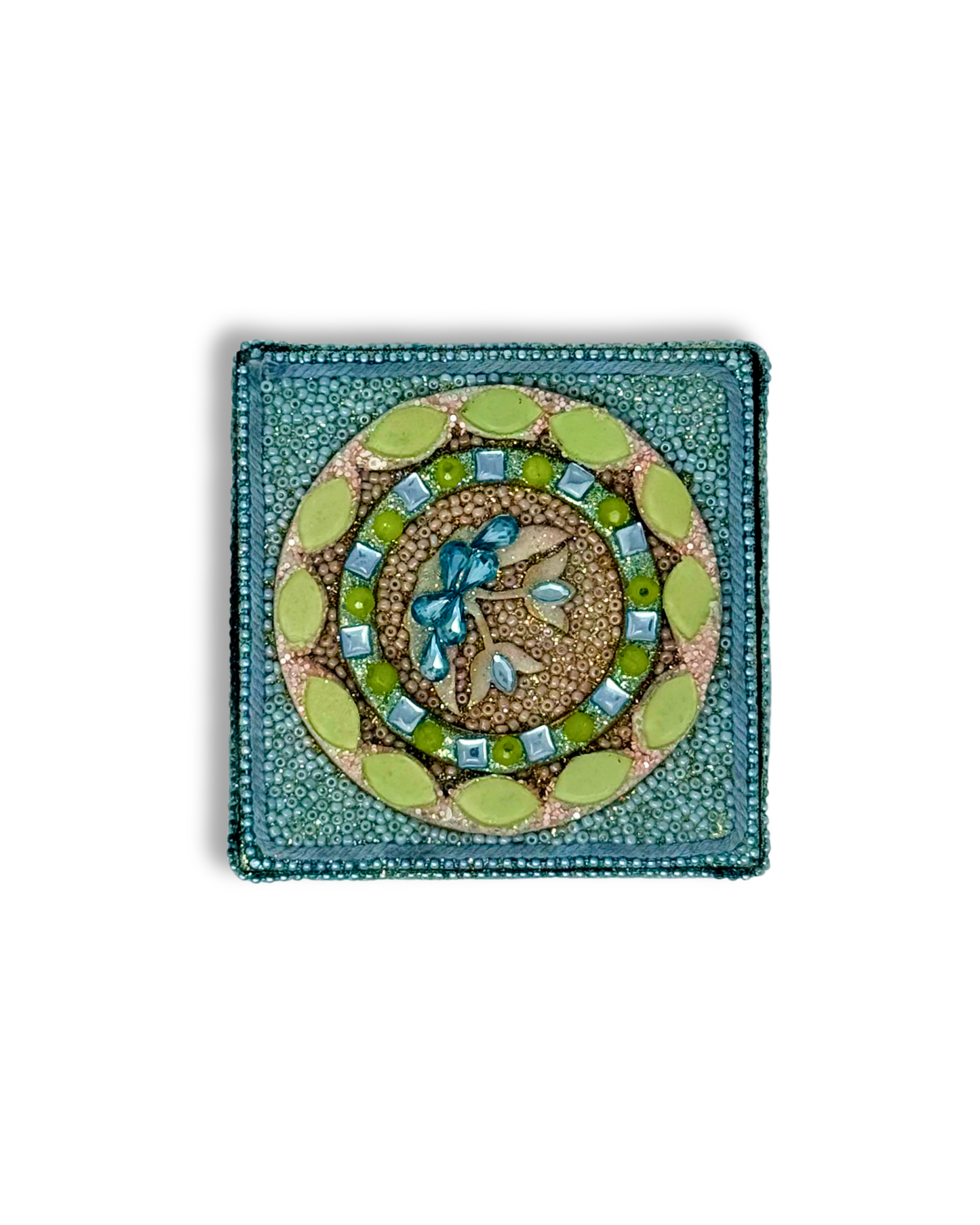 Avi  Beaded Jewelry Box