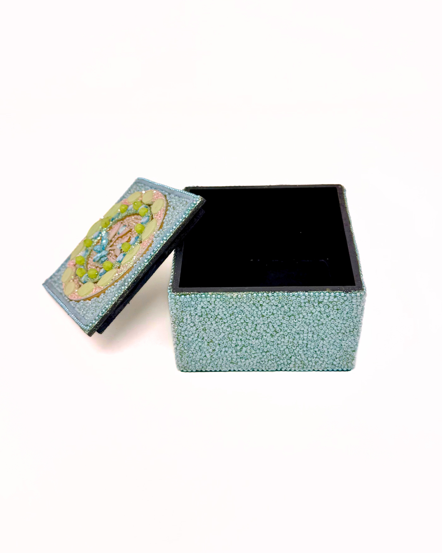 Avi  Beaded Jewelry Box