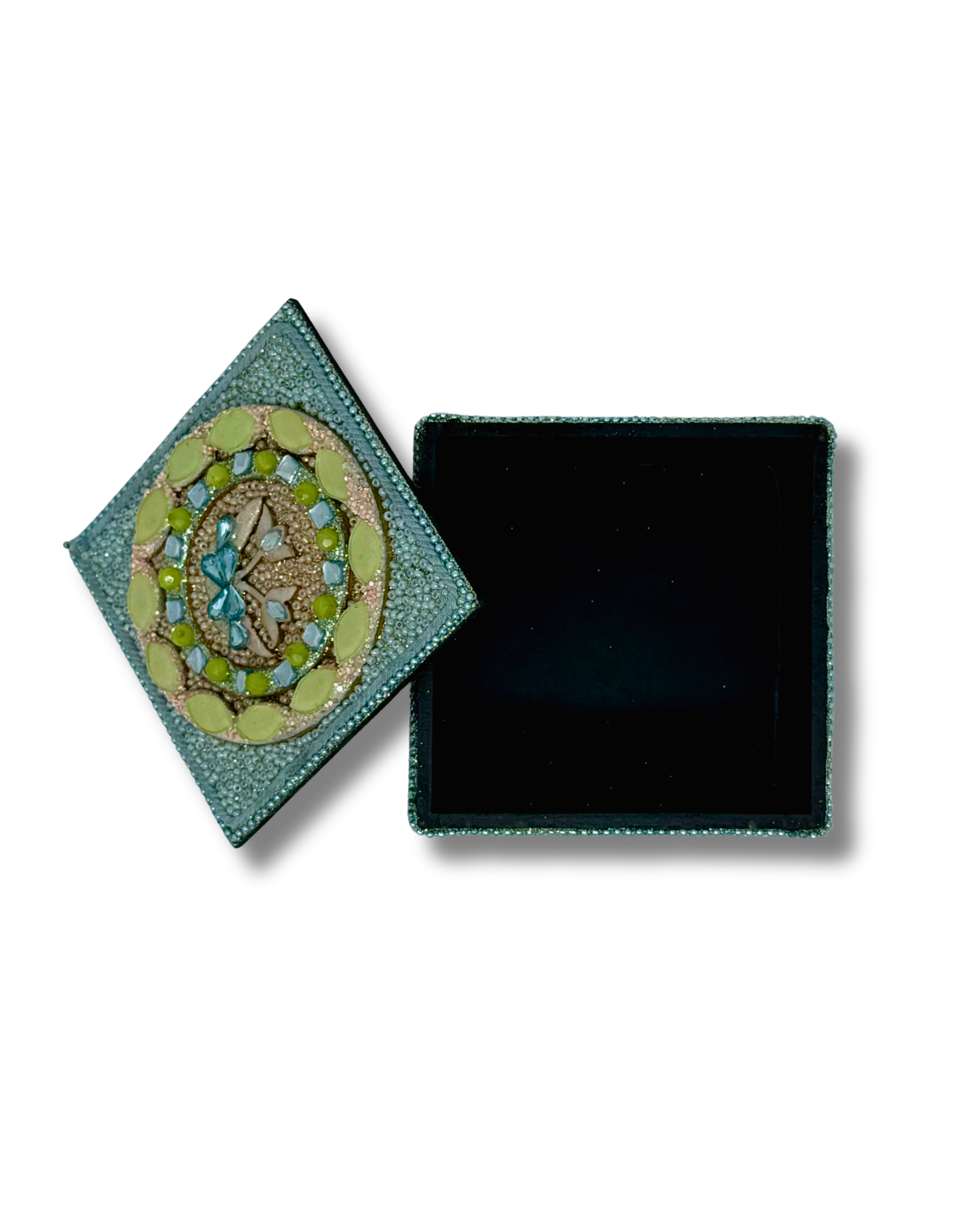 Avi  Beaded Jewelry Box