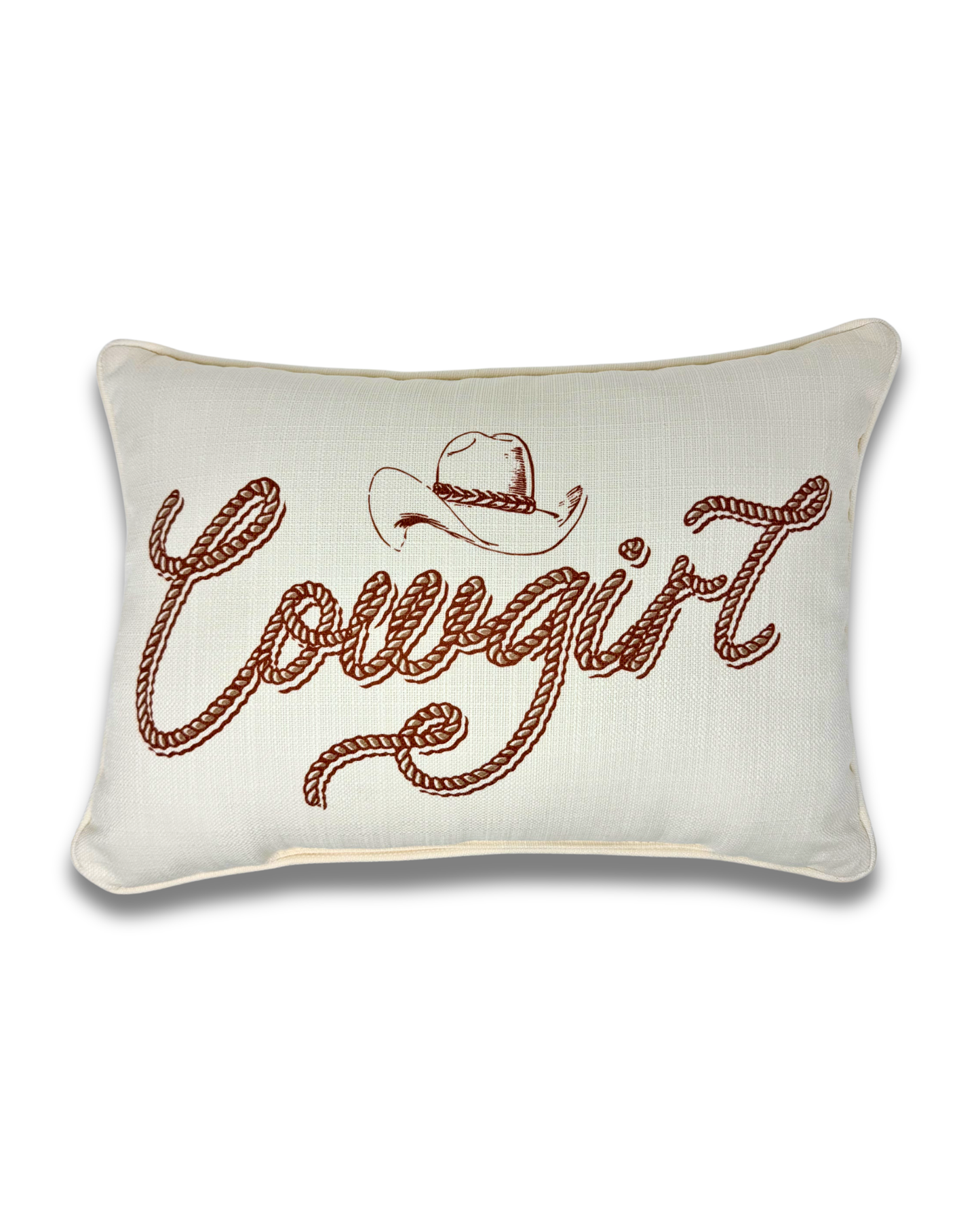 Cowgirl Pillow (20"x14")