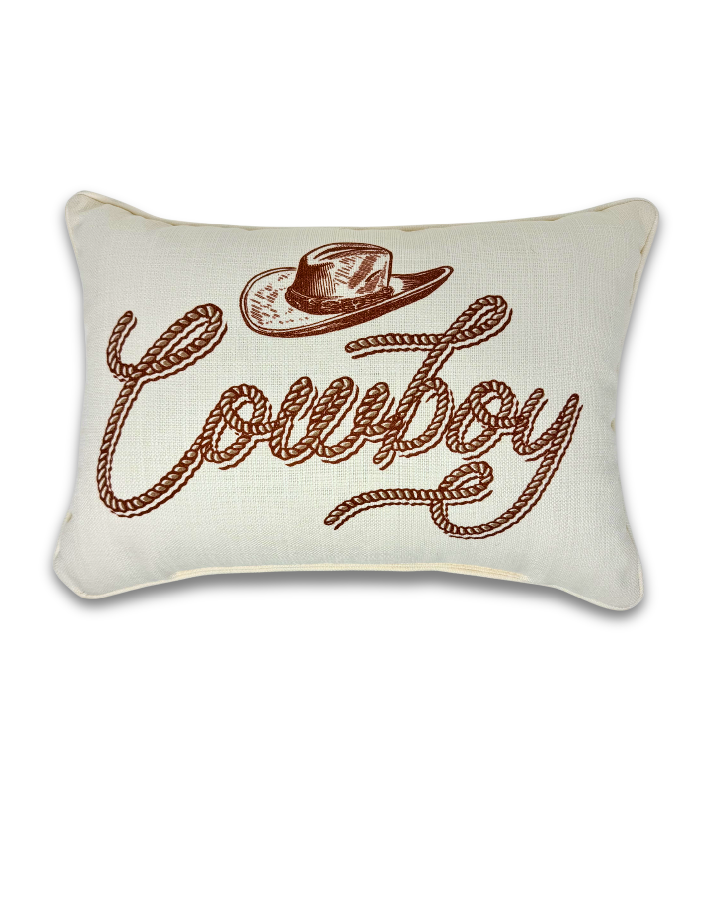 Cowboy Pillow (20"x14")