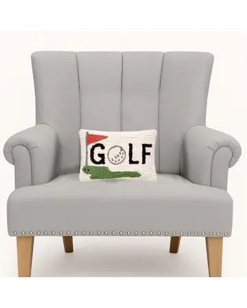 Golf Wool Hook Pillow
