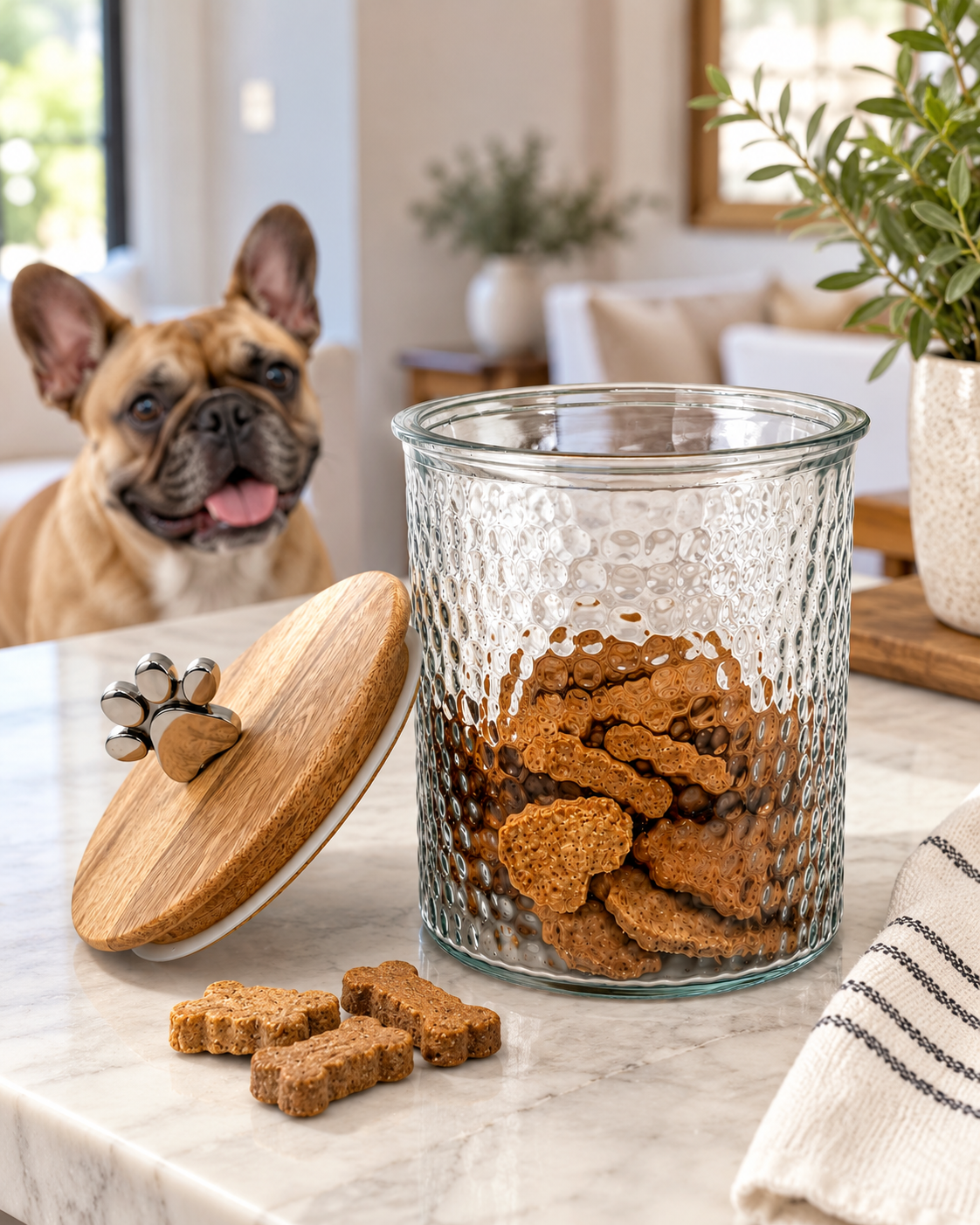 Paw Print Treat Jar