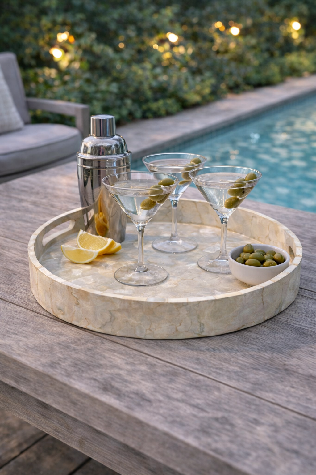 Anh Mother of Pearl Tray 12"