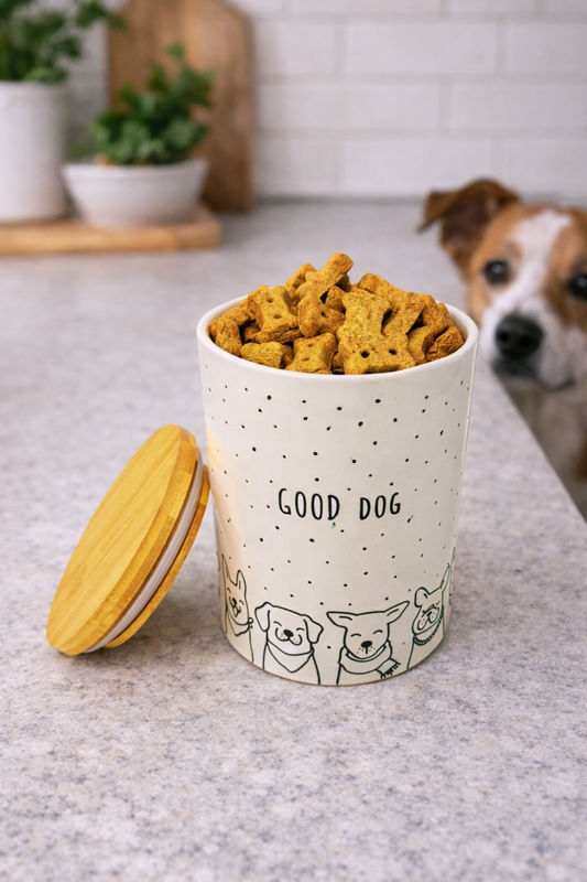 Paws Ceramic Snack Jar