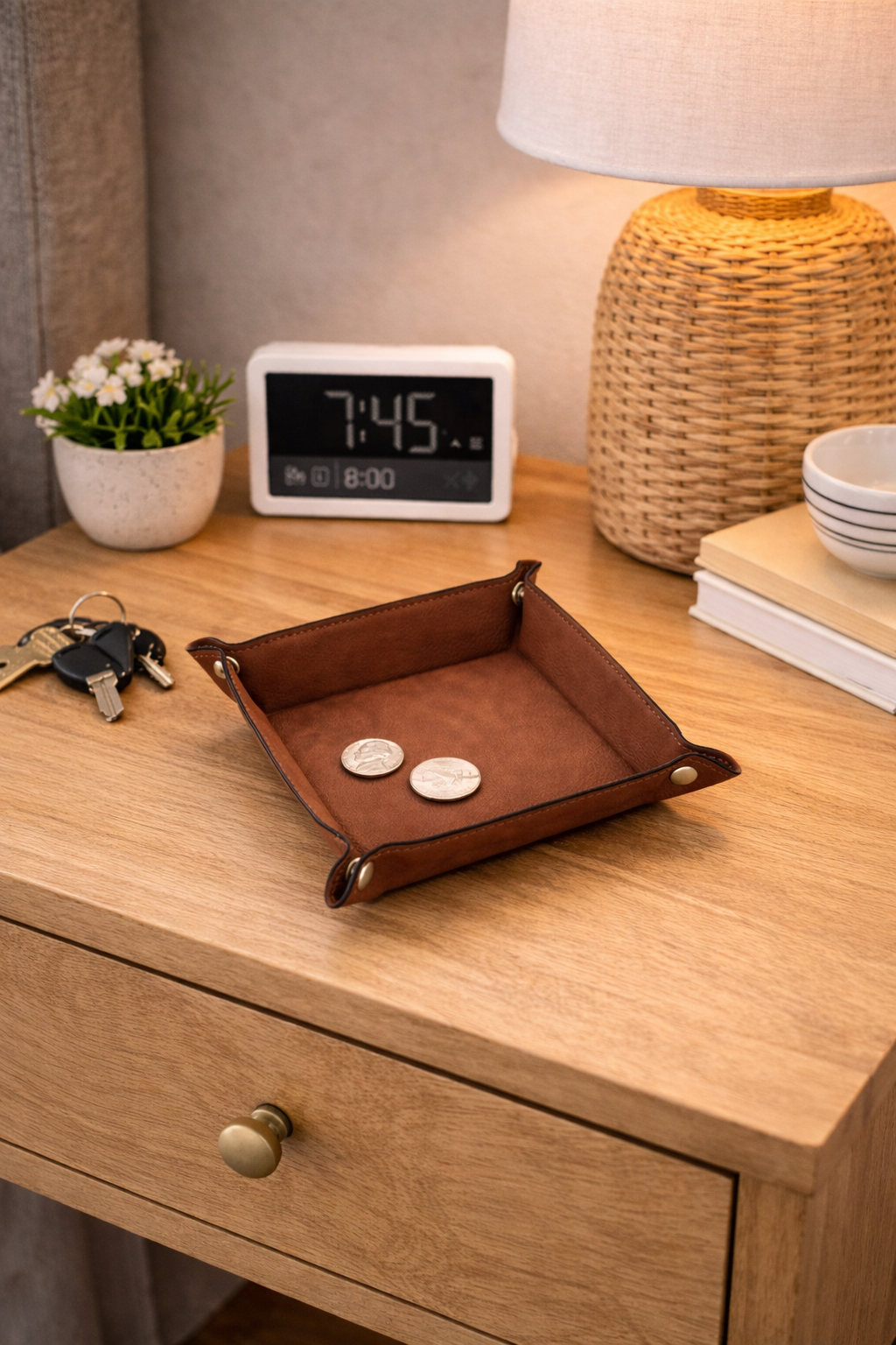 Gary Leatherette Snap Catchall
