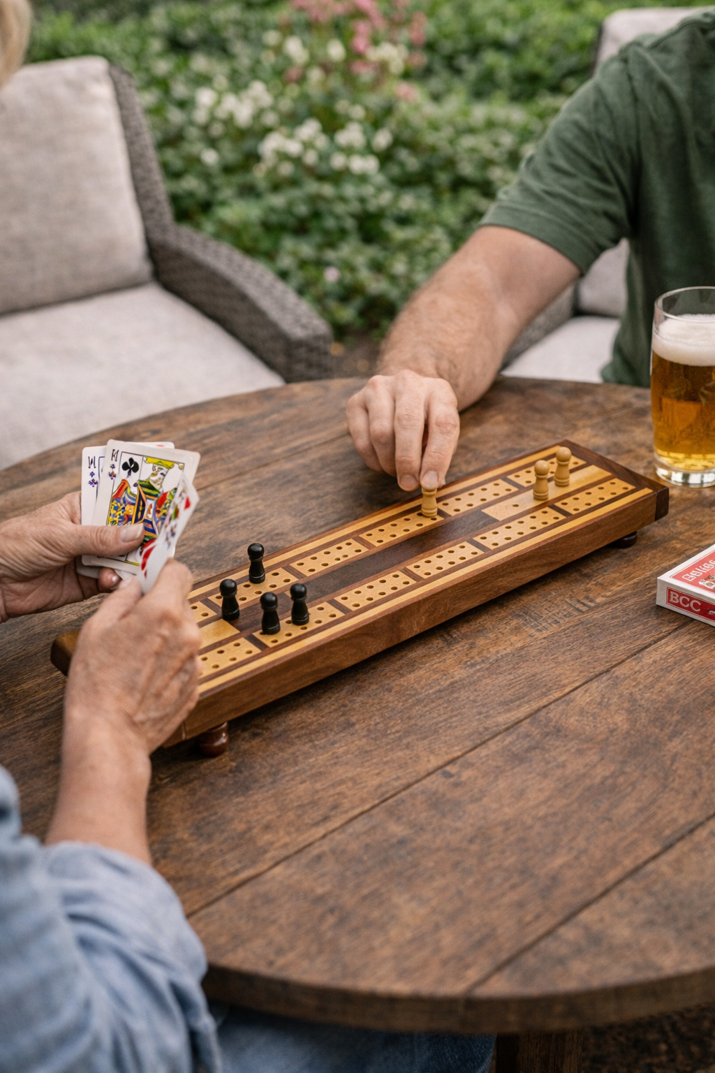 Simar Wood Cribbage Game