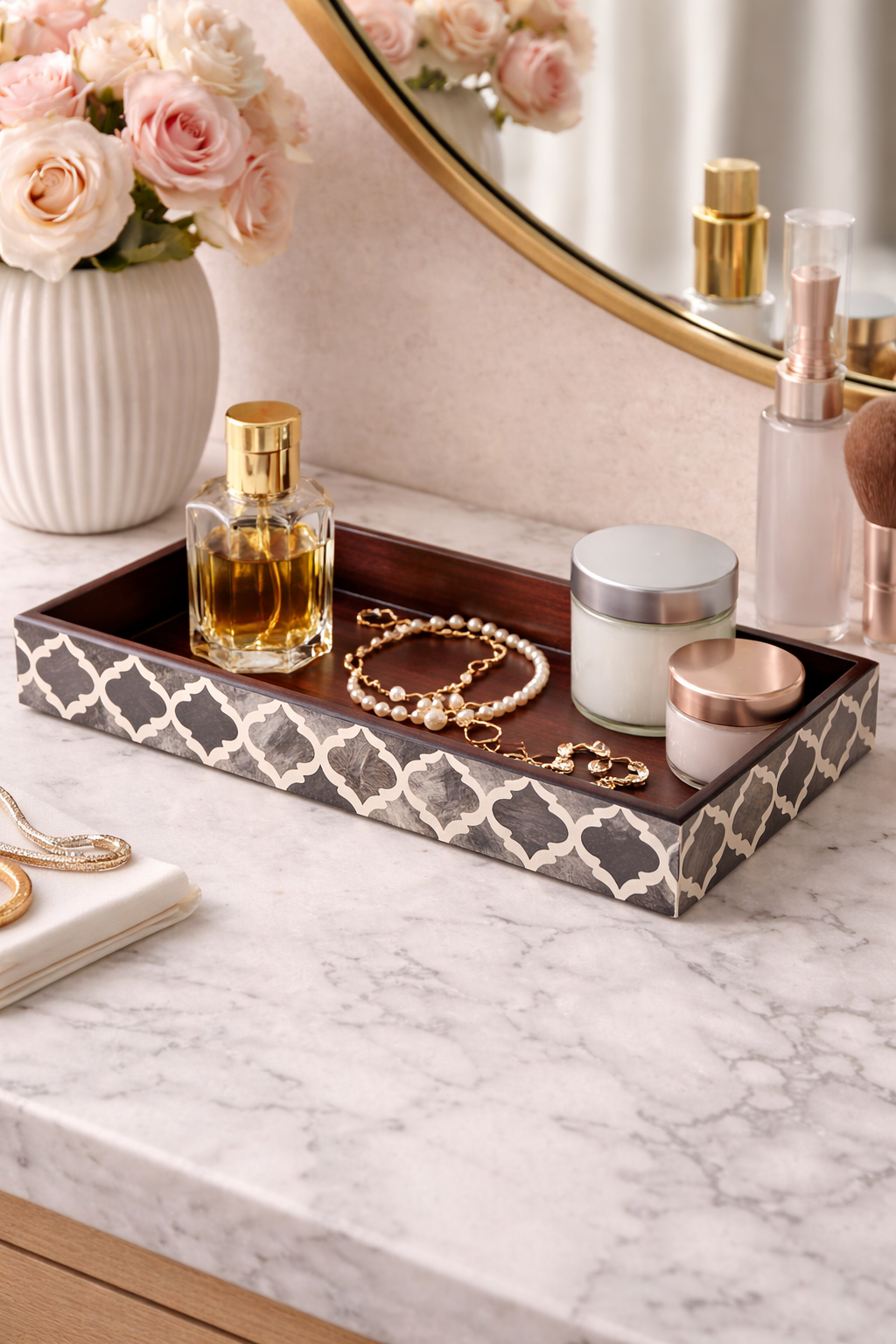 Amal Moroccan Pattern Tray (10x6)