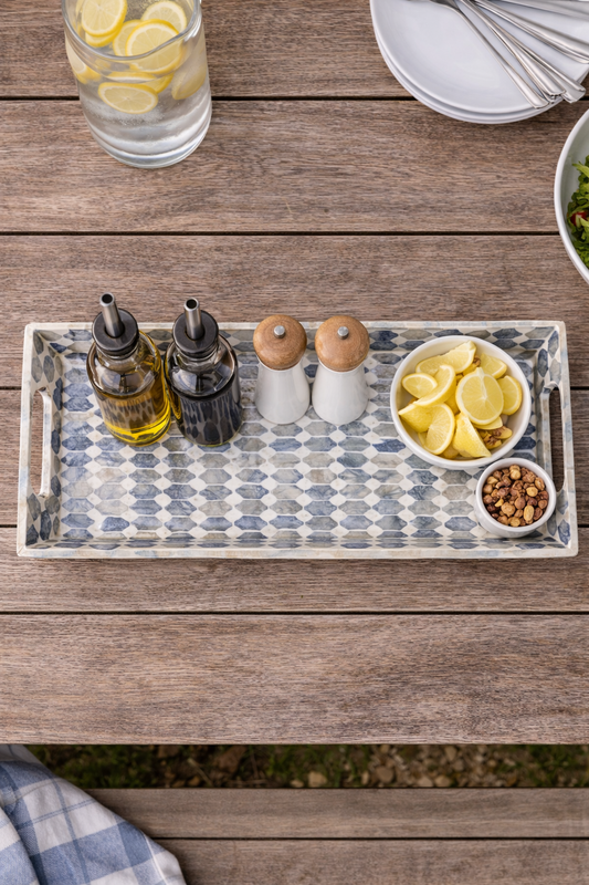 Bao Mother of Pearl Tray 20"