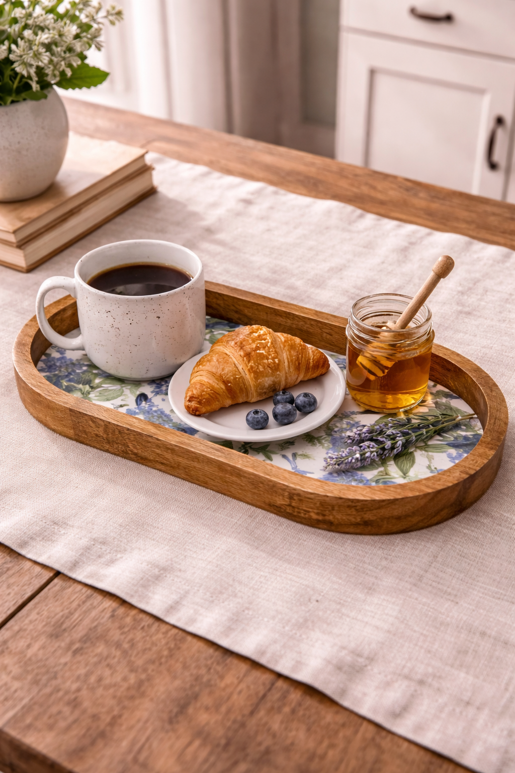 Botanical Bird Serving Tray