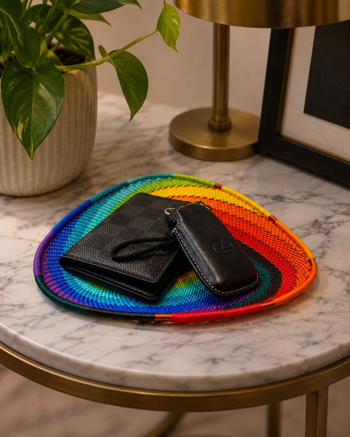 Anele Telephone Wire Triangle Catch-all