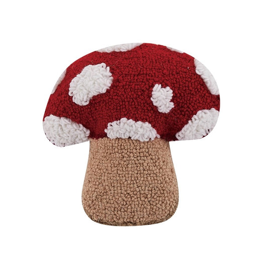 Mushroom Shaped Hook Pillow (10"x10")