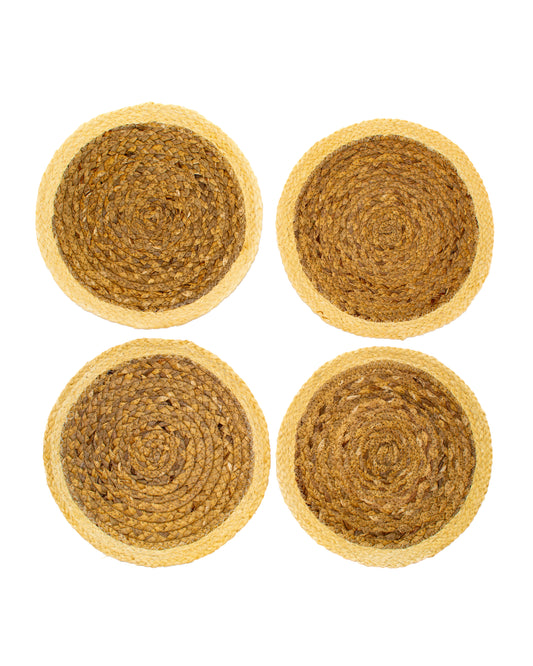 Woven Wicker Placemats (Set of 4)