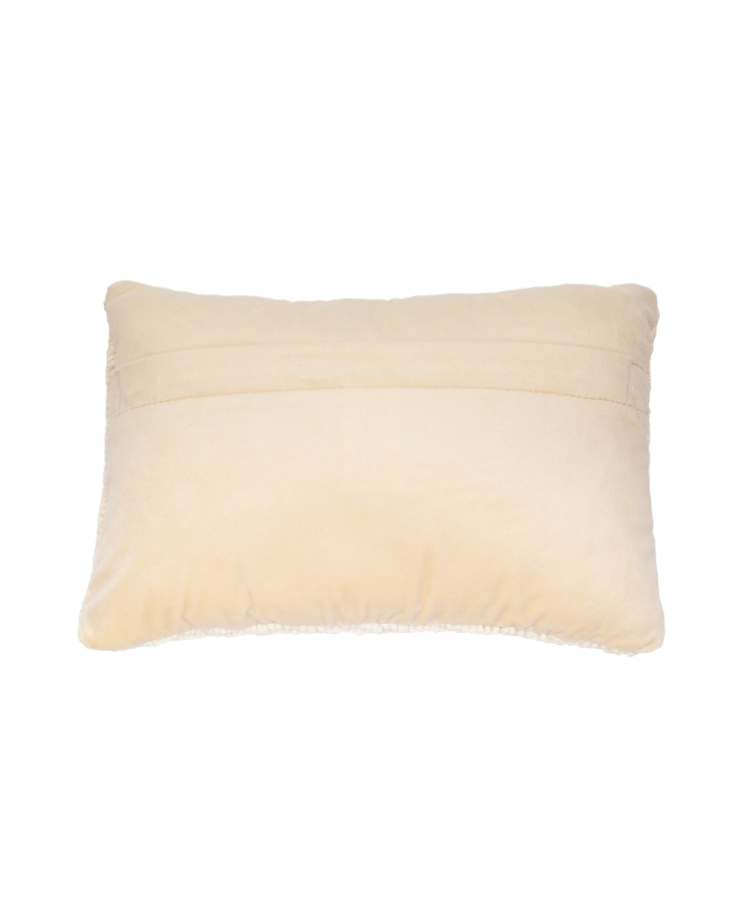 Bee Wool Hooked Pillow (12" x 8")